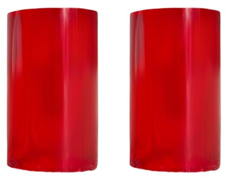 HAISENG Bunte Acryl-Queue-Hülsen, Billard-Pool-Stick-Dichtung für professionelles Springen, Brechen, Schussspringen und Brechen, 2 Stück