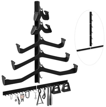 Wandhalterung Gym Set, für Latzugstange & Kabelzug Zubehör, Home Gym | Schwerlast-Halterung, für Kabelzug-Zubehör, Latzugstangen & Trainingsgeräte, für Home-Gym und Studio