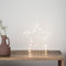 Lights4fun 2er Set 30er LED Osby Sterne Timer Batteriebetrieb 23cm Leuchtsterne Kinderzimmer