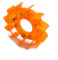 LÜFTERRAD NEON ORANGE für LICHTMASCHINE/LiMa ROTOR für AGM GMX BAOTIAN BENZHOU YIYING REX RS JONWAY ZNEN KYMCO ROLLER 139QMA 139QMB GY6 4-TAKT