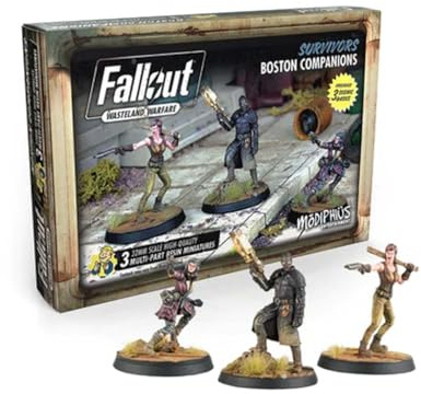 Modiphius Entertainment | Fallout Wasteland Warfare | Survivors: Boston Companions | Miniatures | Unpainted