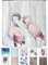 arteneur® Rideau de douche, anti-moisissure, motif joli flamant rose, 180 x 200 cm, recyclé, Öko-Tex Standard 100, ourlet lesté, opaque, étanche, lavable, 12 anneaux et e-book (français non garanti)