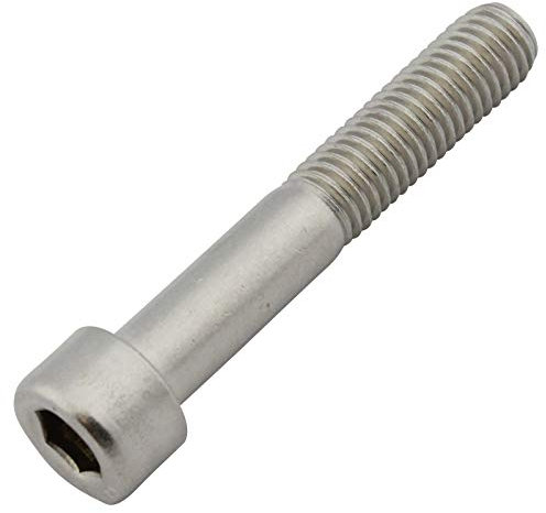 D2D | VPE: 4 Stück - Zylinderschrauben mit Innensechskant - M8 x 45 - DIN 912 aus Edelstahl A2 V2A | Zylinderkopfschrauben
