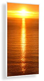 Könighaus 300W Infrarotheizung mit Bild in HD Qualität ✓ inkl. Thermostat ✓ 5 Jahre Garantie ✓ Doppelter überhitzungsschutz ✓ Infrarot Wandheizung ✓ Motiv: 45. Sonnenuntergang