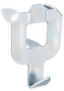 Brinox B50670B - Gancho cuelga cuadros (14 x 20 mm) color blanco