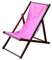 KS Tools Klappstuhl im Freien Buche Lounge Sessel Tragbarer atmungsaktiver Lehnstuhl Holzgarten Patio Lounge Strand Sonnenliege,Pink