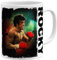 OM3® Rocky Balboa Boxing Tasse 70s 80s Film Kult | Keramiktasse | 325ml | Beidseitig bedruckt | Weiß