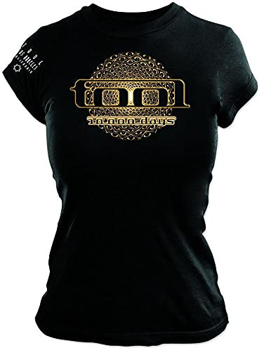 Tool Eye Geo Glow Frauen T-Shirt schwarz L 100% Baumwolle Band-Merch, Bands