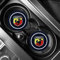 Llcwer - 2 tappetini antiscivolo per auto in gel di silice, per poggiare i bicchieri, decorazione per interni per Fiat Abarth, Viaggio, Punto, Panda, Bravo, Linea, Croma, 124, 125, 500, 595