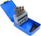 PeTools 19tlg. Edelstahl-Bohrer HSS-E (1-10mm) Kobalt Cobalt (Co5) Spiral-Bohrer VA mit Kreuzanschliff, Metallbohrer, Stahlbohrer