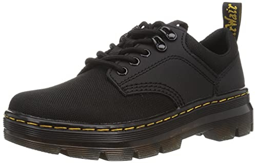 Dr. Martens unisex adult 5 Tie Shoe Oxford, Black Extra Tough 50/50+ajax, 8 Women 7 Men US