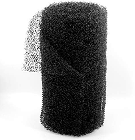 Aquagart Böschungsmatte I Krallmatte 80m x 1m Stärke 20mm I Polymer Polyamid-Fasern I stabil & robust I Halt und Schutz für Pflanzen I Schwarz I Uv Stabil witterungsbeständig