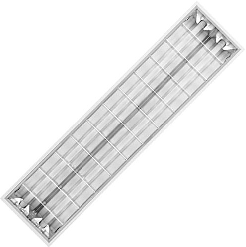 REV PROFILINE Deckenlampe, Deckenleuchte, LED Büroleuchte mit 36W, 4480lm, 4000k, 122 x 30 x 7,5cm, weiss