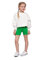 SOFTSAIL Girls Leggings Cycling Shorts Short Cotton Sport Dancing Gymnastic Breathable Comfy Stretchable Green 8-9 Years
