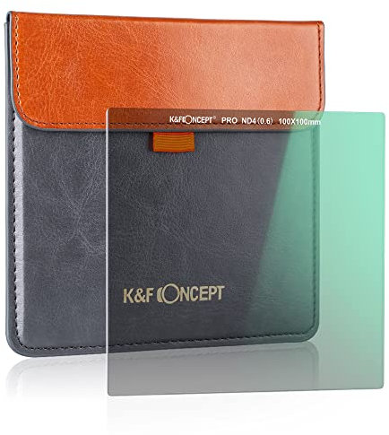 K&F Concept Nano-X Rechteckfilter ND4(2 Stop) 100x100mm Square Filter Graufilter aus Optisches Glas