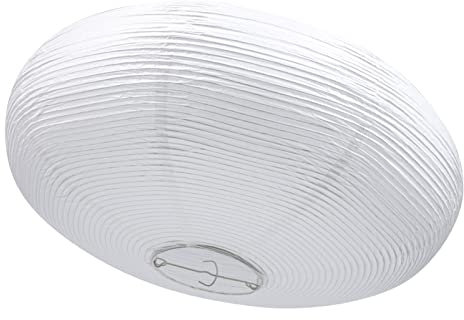 Lurrose Weißbuchlaterne Chinesische Japanische Papierlaternen Lampenschirm Reis Lichtabdeckung Hänge Papier Lampenschirm für Hochzeit Wohnkultur Beige