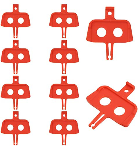 10 Pcs Bicycle Brake Spacer Hydraulic Disc Brake Pads Mountain Bike Plastic Hydraulic Oil Pressure Disc Protector MTB Brakes Pads