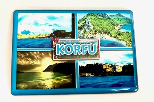 Corfu Korfu Griechenland Souvenir Kühlschrankmagnet Reiseandenken Geschenkartikel 250901