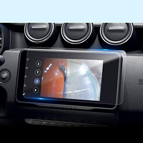 LFOTPP für Renaul-t Dacia Duster 8 Zoll Mediensystem Navigation Schutzfolie - Anti-Fingerprint 5H Kratzfest PET Transparent Displayschutzfolie Auto Navi Folie Zubehör (2 Stück)