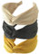 3PCS Stirnbänder für Frauen Haare Boho Wrap Tie Mode Haarbänder Elastische Twist Haartuch Hübsche Fliege Breite Alice Haarbänder für Frauen Uk und Mädchen