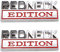 2 Stück Redneck Edition Emblem Auto LKW Ersatz für Universal Fahrzeug Auto LKW SUV (Silber Rot)
