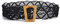 GIMIRO Gewebter Gürtel für Frauen Bohemian Taillenband [5 x 100cm] Wax Cord Hohler Taillengürtel mit Leiter Schnalle Ethnische Stil Mode Accessoires Kleid Dekoration (Black)