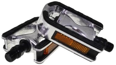 2EXTREME Fahrradpedale Premium Set (2 Stück) - Universelle Passform für 9/16 Achse, Robuste Aluminiumkonstruktion, Sicherheits-Reflektoren, Antirutschauflage