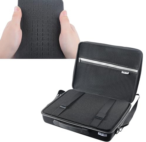 KIPYENB Electronics Bag,DIY Sponge Protection Electronic Organizer Travel Carrying Case Tech Accessories Hard Case Tech Pouch for Mouse Projector Charger Phone Earphone Hard Disk BLACK-10