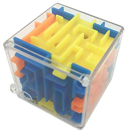 Humdcdy Würfel-Labyrinth-Spielzeug - -Denkaufgaben für Kinder,Gravity Mazes Ball, Maze Puzzle Cube Ball, Favors, Brain Teaser Fidget Toy Puzzle Ball für Kinder