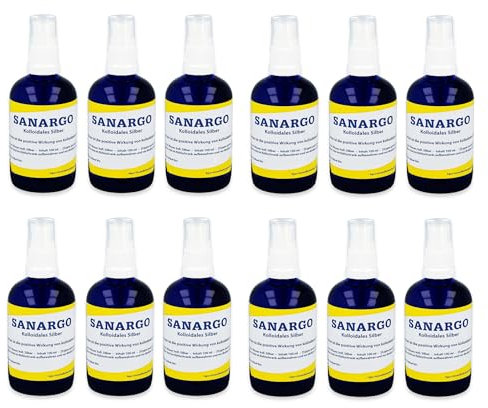 SANARGO: Kolloidales Silber 100ml (12er Pack)