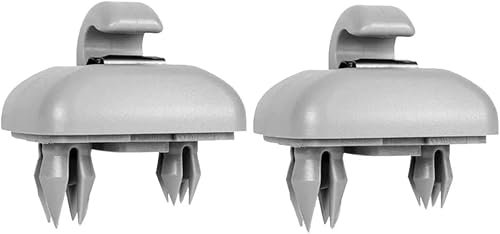 ESMUSSSEIN 2 xAuto Sun Visor Clip Sun Visor Clip, Hook Bracket Hanger Replacement for A1 A3 A4 A5 Q3 Q5(8E0 857 562) A7 B6 B7 B8 S4 S5 OE:8U0857562A,8E0857562