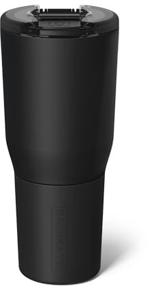 BrüMate Nav Isolierbecher mit magnetischem BevLock™-Deckel, doppelwandiger Becherhalter, 100% auslaufsicher, 100% auslaufsicher, mattschwarz