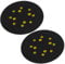 Aynaxcol 2 Pcs 5 8 Holes Hook and Loop Pad Universal Orbital Sander Pad Replacement for Ryobi Replacement for Craftsman Replacement for Milwauke Random Orbital Sanders