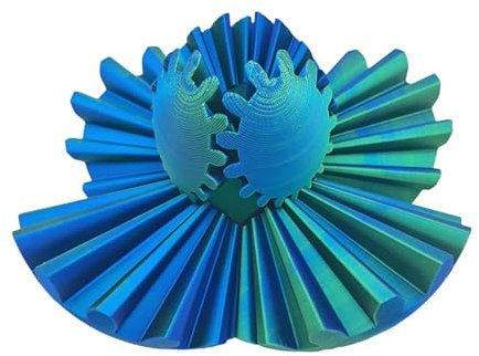 Zahnrad Kugel - 8cm Gear Ball Fidget,Gear Ball 3D,Gear Ball Kugel,Zauberwürfel Gear Ball,Gear Spin Ball Zappel Spielzeug,Stress Würfel Dreh Spielzeug | Sensorisches Spielzeug Für Autisten