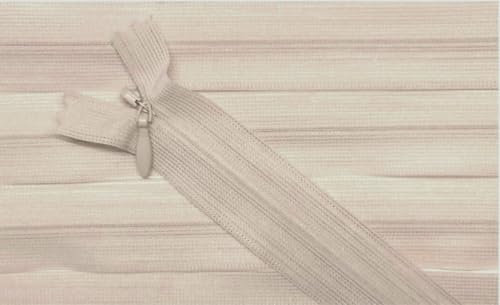 Großhandel für Schneiderbedarf Reißverschluß nahtverdeckt 40 cm hell beige