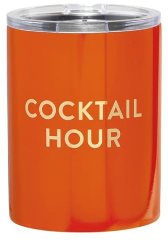 Santa Barbara Design Studio Vaso de viaje de acero inoxidable aislado con tapa deslizante, 12 onzas, hora del cóctel