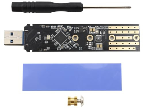 POFET M.2 Adapter, NGFF/NVME to USB Converter, Supported Interfaces M-Key/B-Key for Computer Accessories