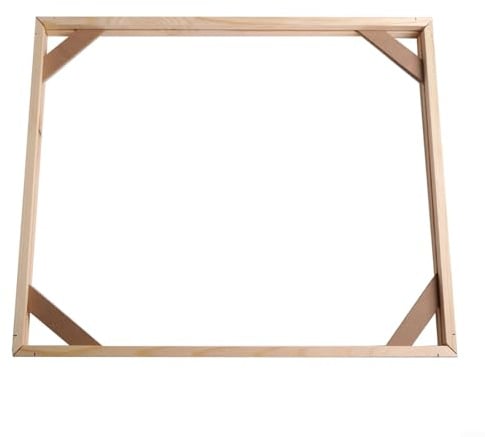 Besttoolifes Holzkeilrahmen, Leinwand-Keilrahmen, massiver Holzrahmen für Leinwand, Kunstkeilrahmen zum Selbermachen, natürliches Kiefernholz für Gemälde, Wanddekoration, Kunst, Ölgemälde-Ausstellung