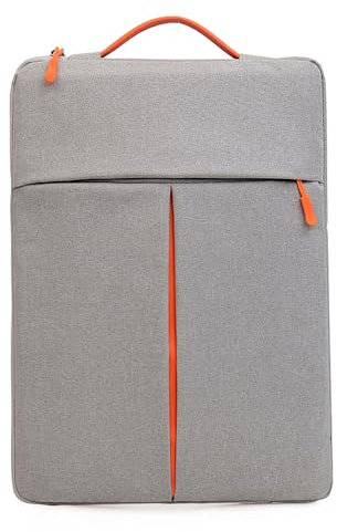 Borsa imbottita per computer portatile, compatibile con Apple iPad Pro 12/MacBook Air 11,6 12, Acer Asus Amazon Microsoft Notebook Chromebook Ultrabook (grigio, 11/12)