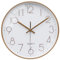 VIKMARI 12 Inch Wall Clock Silent Non Ticking Modern Rose Gold Clock, Decor for Living Room Bedroom Kitchen Office Bathroom