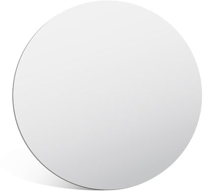 Acryl Klebespiegel, 20cm Rund Selbstklebende Spiegel Flexibler Spiegelfliesen Selbstklebend Bruchsicher Spiegel Kleben Spiegelfolie Wandspiegel Klebespiegel für Schrank Badezimmer Schlafzimmer Tür