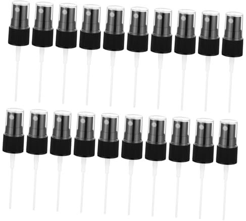 SOIMISS 20piezas Accesorios Para Spray De Perfume Boquilla De Repuesto Negro Para Perfumes Cosméticos y Aceites Esenciales Botellas De Spray