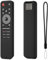 Hi Color Funda protectora suave y duradera compatible con LG MR25GA Series TV Remote MR25GA funda de silicona negra