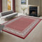 the carpet Kashmir Klassicher hochwertiger Teppich mit orientalischem Muster, Orient-Optik, Orientalisch, weicher Kurzflor, langlebig, Rot, 80 x 150 cm