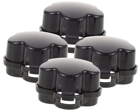 Artibetter 4Pcs Childproof Stove Knob Covers Gas Stove Safety Protectors Safety Oven Knob Guards Lightweight Easy Install Kitchen Gas Cooker