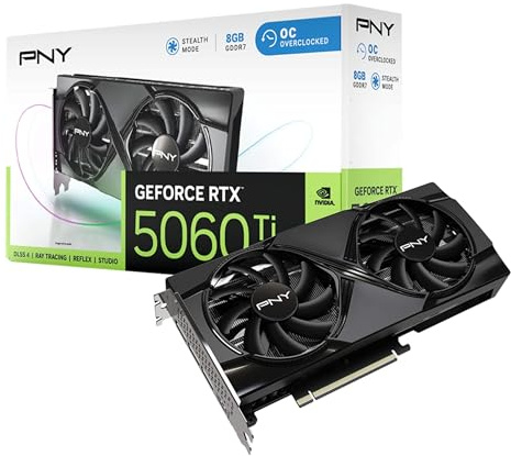 PNY VGA GeForce® RTX™ 5060 TI 8GB Dual Fan