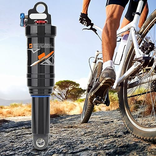 MasYosh Mountainbike-Stoßdämpfer, Luftdruck Einstellbar mit Rückprall- und Dämpfungskontrolle, für -Fahrradzubehör 165 Mm, 190 Mm, 200 (200MM)