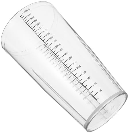 Tazza per Frullatore di Ricambio 1000ml in PC Scala | Contenitore Trasparente, Marcature Graduate Precise, Facile da Pulire e Resistente All'usura, per Casa