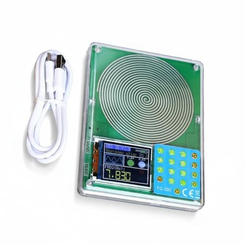 CAZSTYK Generatore di frequenza ricaricabile portatile 0.001Hz-200kHz 15 forme d'onda Custodia in ABS Display LCD Funzione di salvataggio automatico Generatore ricaricabile
