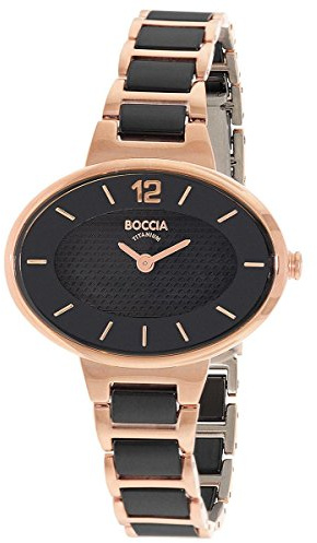 Boccia Damen-Armbanduhr Ceramic Analog Quarz Verschiedene Materialien 3261-06